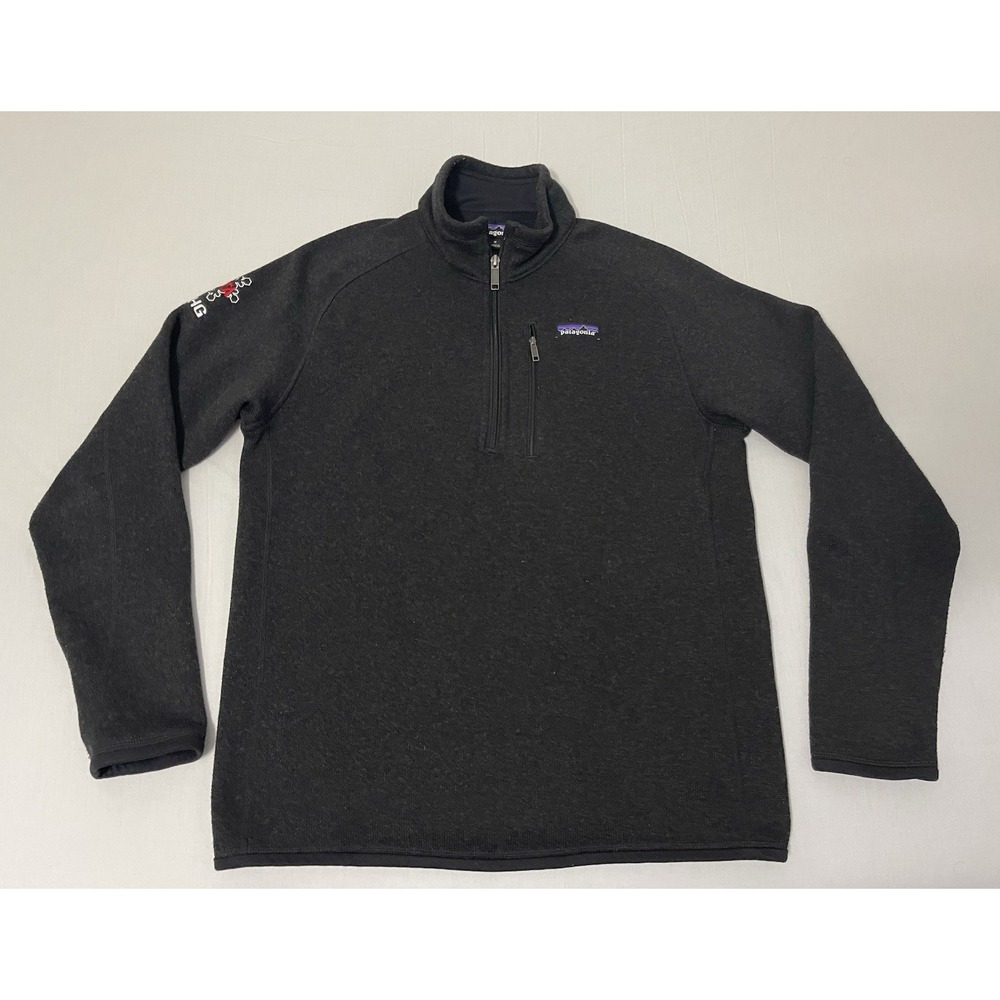 Patagonia Men's Better Sweater Fleece 1/4 Zip Black BLK‎ 25522 Size Medium M's